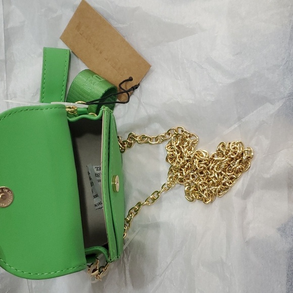 Steve Madden‎ bwaldo green flare wristlet belt bum bag with 3 removable straps - Picture 6 of 12